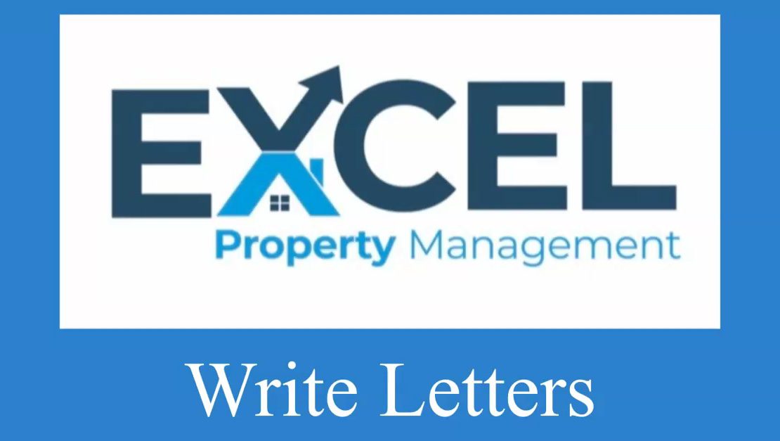 Tenants –  Write Letters
