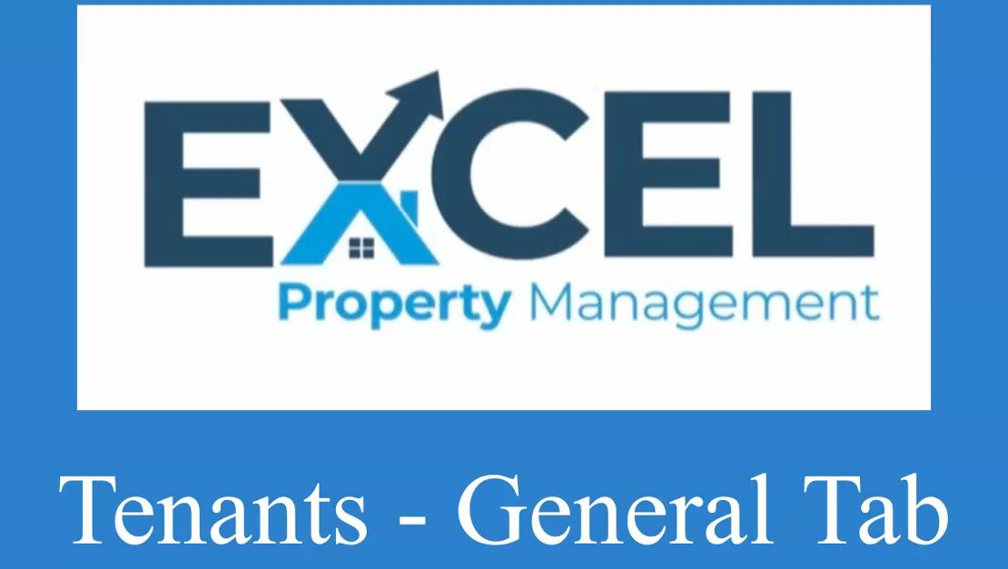 Tenants – General Tab